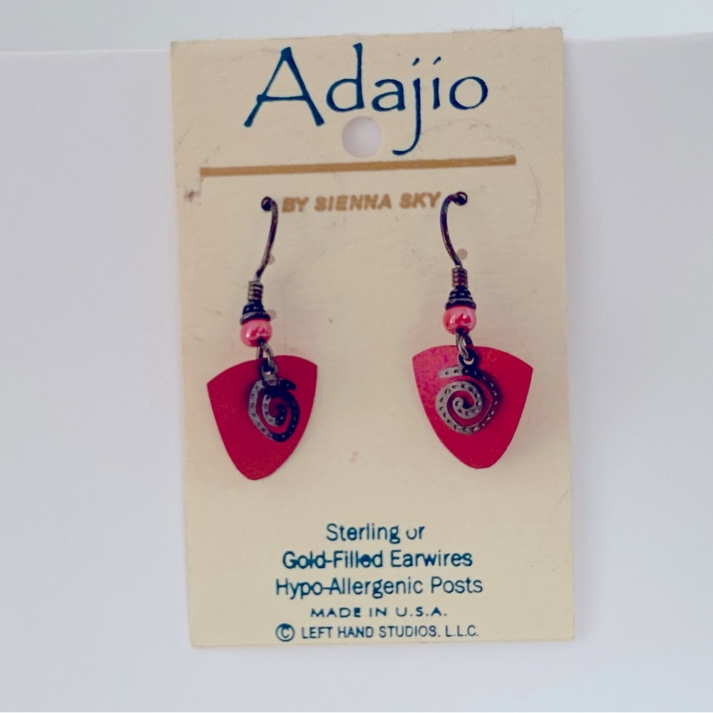 Pink & Black Adajio Earrings